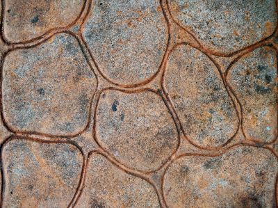 Stamped Concrete Pattern Close-up